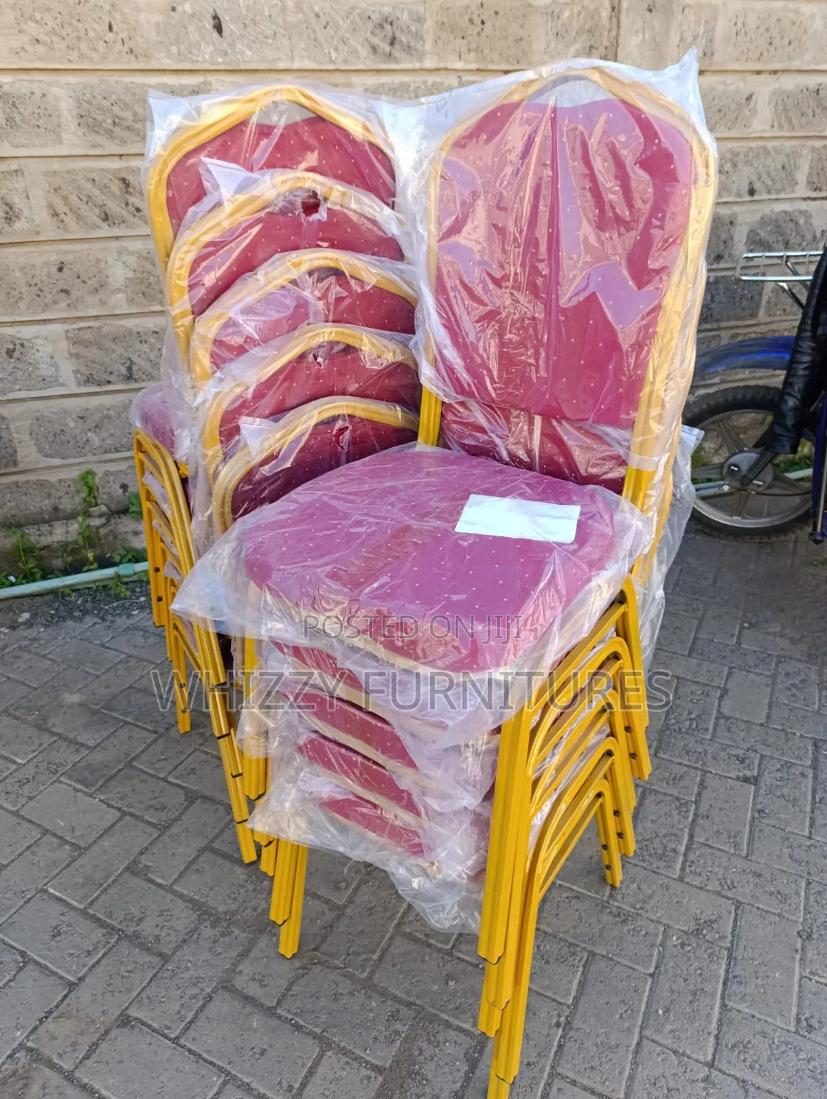 Red Conference Church Chairs, Conference Chairs