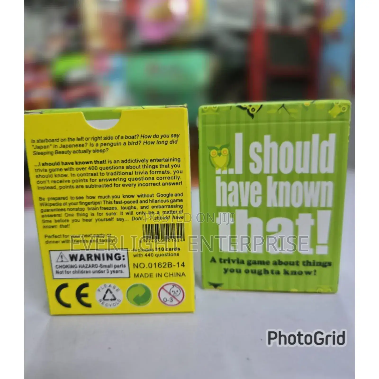 I Should Know Game