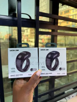 Green Lion Smart Zikr Ring With Oled Displaytasbih 3d Screen