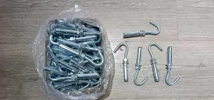 M8 X 108mm Open Hook Eye Anchor Expansion Bolt – 60pcs (Zinc Plated)