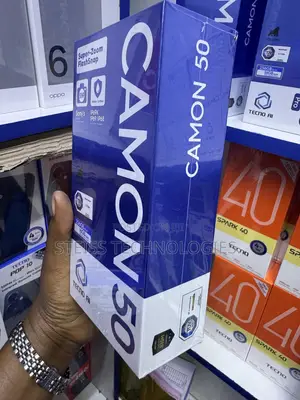 New Tecno Camon 50 256 GB Black