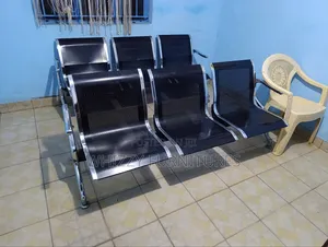 Unpadded Waiting Hospital Seats