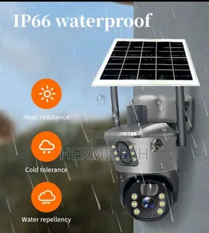 Water Proof Solar Powered CCTV Dual Lens Available