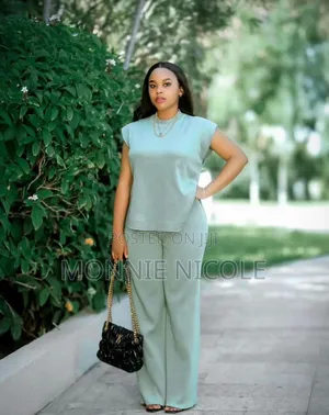 Monochrome 2pc Set Casual Wear