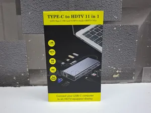 Type-c To Hdtv 11 In1 Lan+Type-c+Sd Card+Usb*4+Audio+Hdtv+Vga Adapter