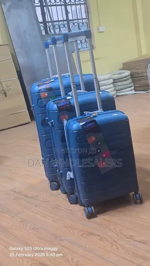 3in1 Premium Fiber Travel Suitcase Set