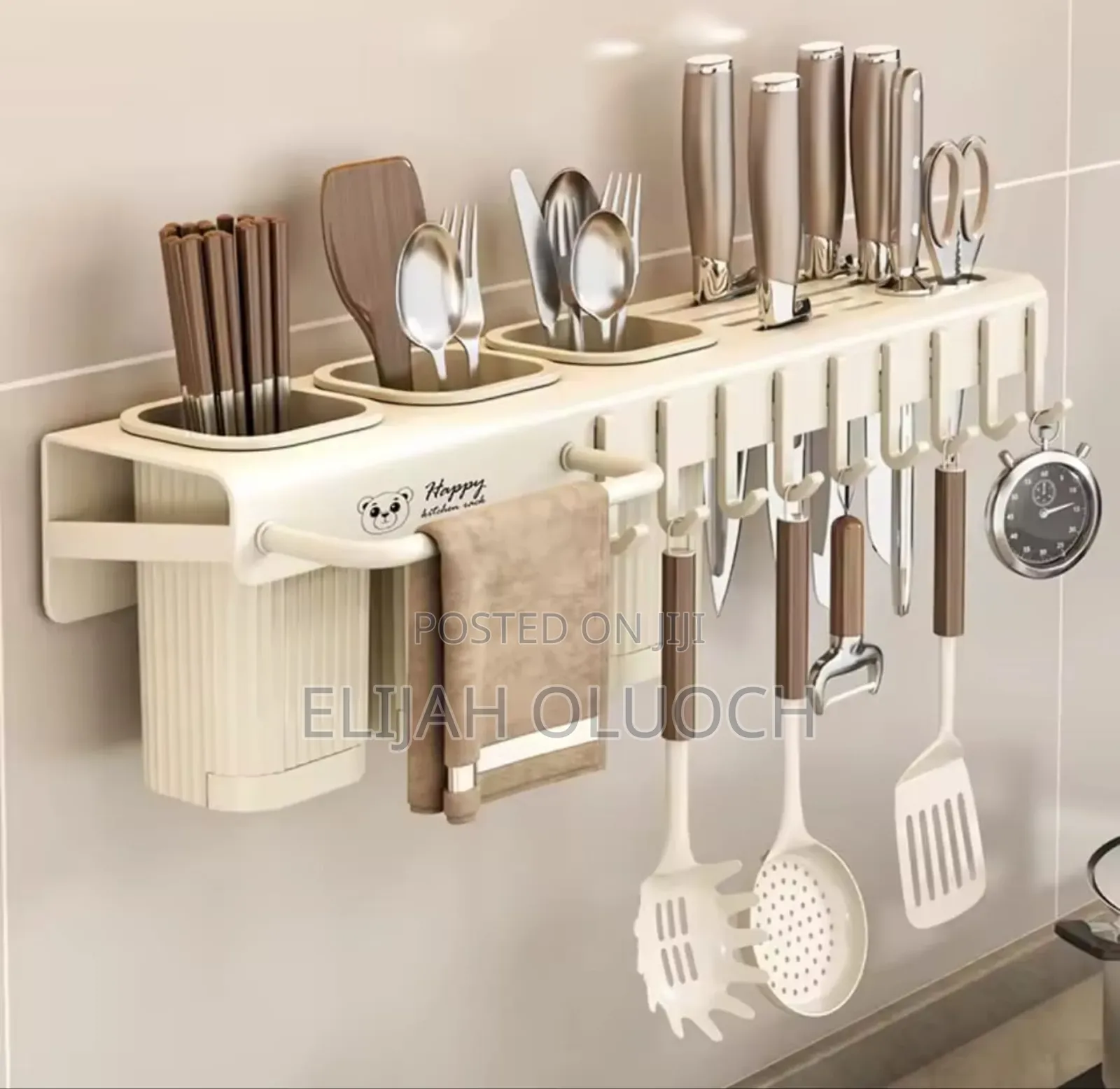 Wall Mounted Cutlery Holder 

🔅 Size 40cm
🔅 Wall Mounted Design