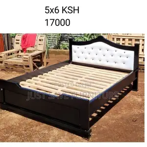 5x6 King Size Wooden Bed