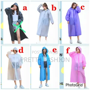 Durable Light Weight Eva Rain Coat