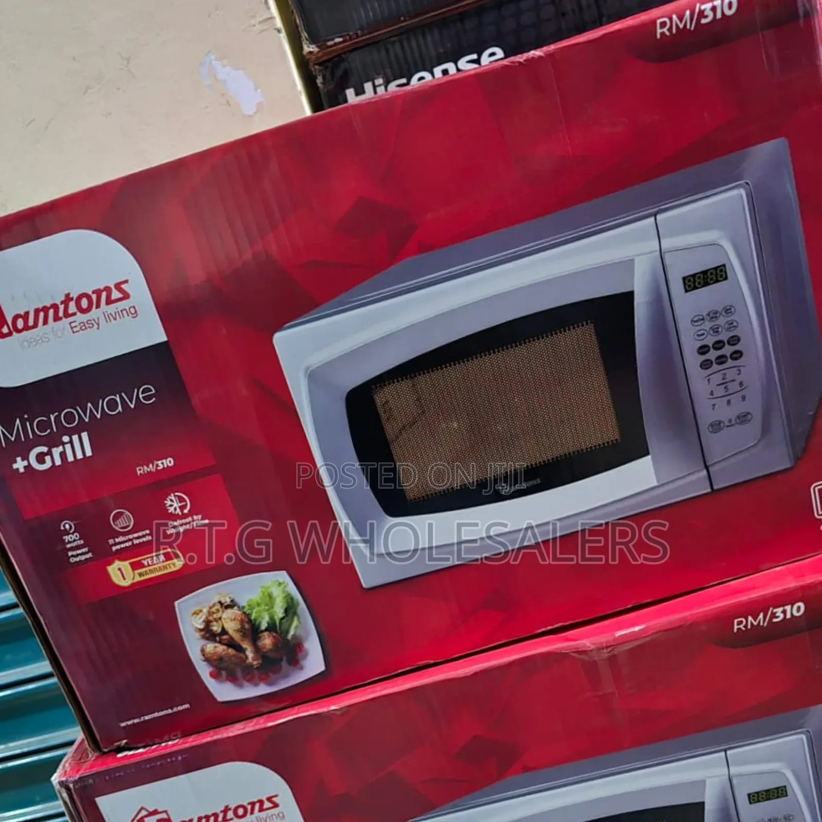 Ramtons Rm310 20 L Digital Microwave Oven + Grill – Led Control