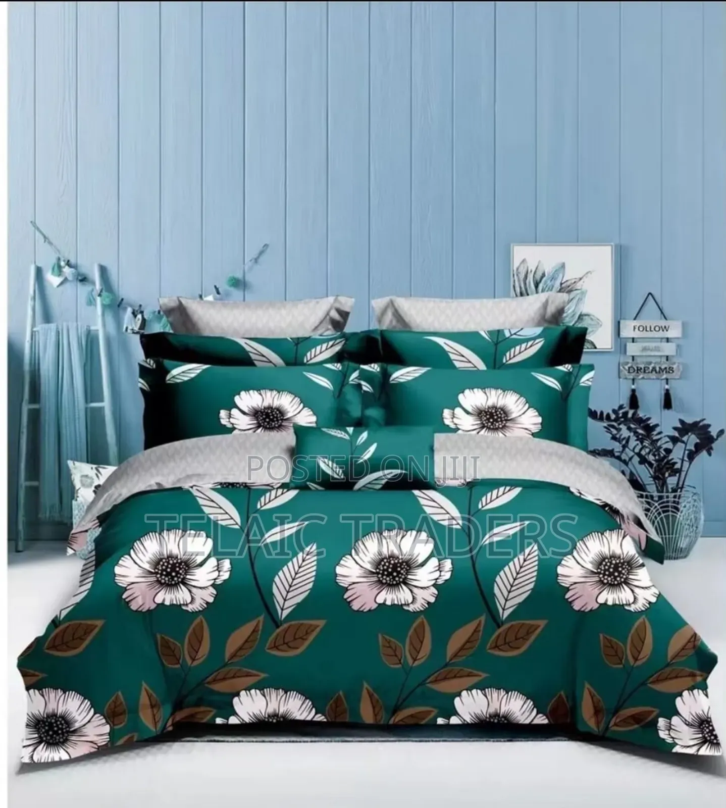 High Quality Cotton Flowered Duvet Covers 6x6