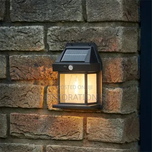 Solar Motion Sensor Filament Led Wall Light
