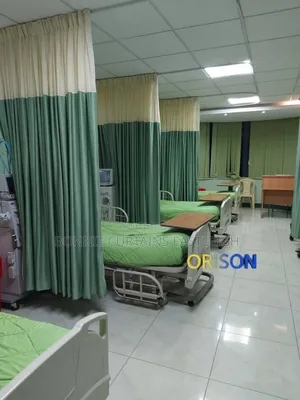 Green Hospital Curtains and Sheers