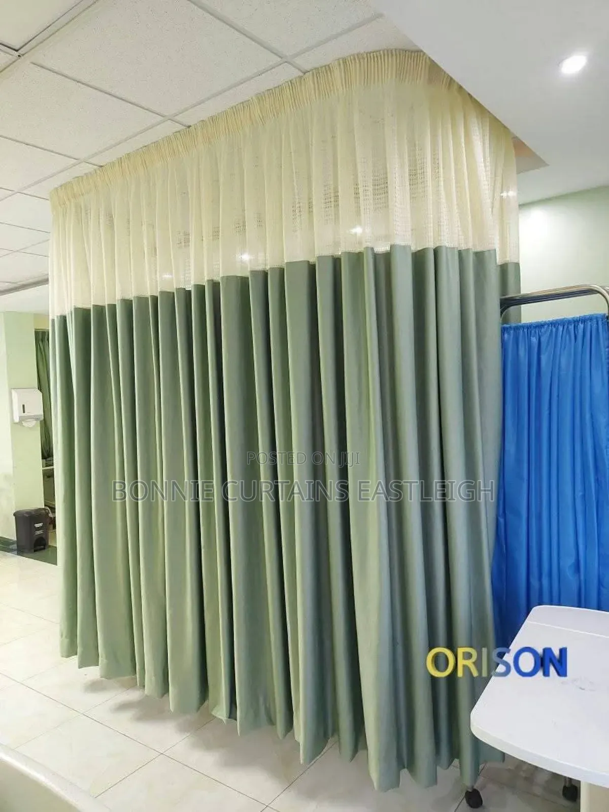 Green Hospital Curtains and Sheers