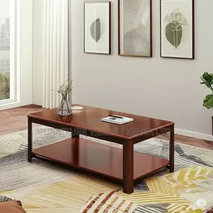 Coffee Table; Mahogany Executive Office Coffee Table