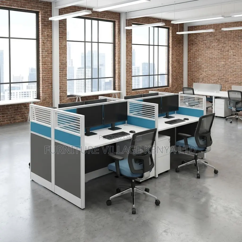 Officeworkstation; 4-way Modern Office Workstation