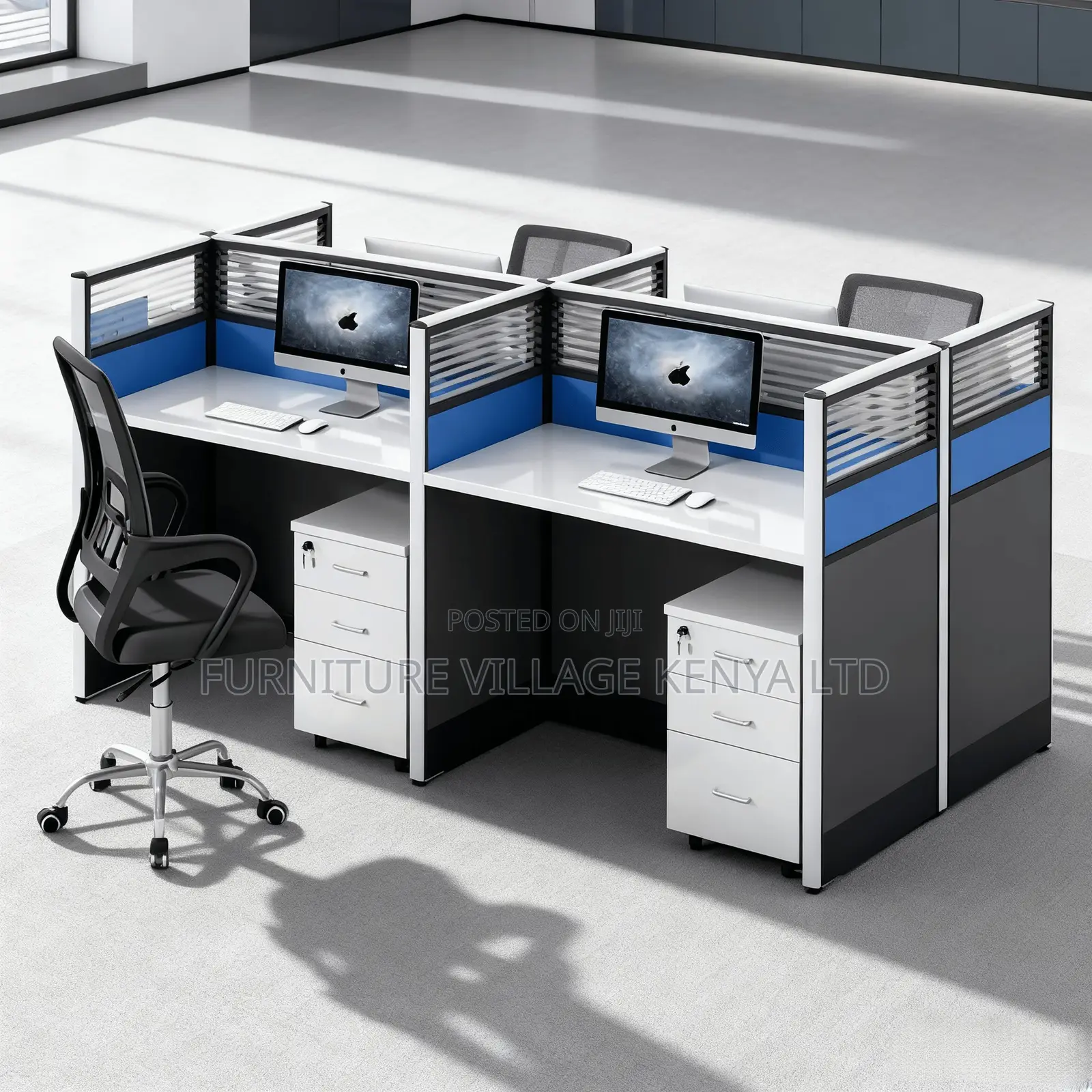 Officeworkstation; 4-way Modern Office Workstation