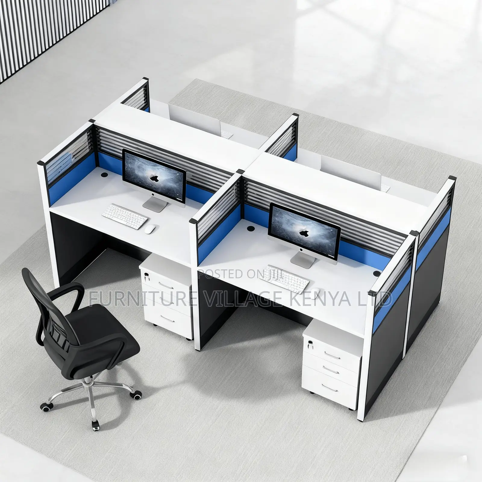Officeworkstation; 4-way Modern Office Workstation