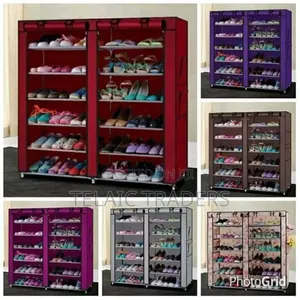 36 Pairs Double Column Shoerack