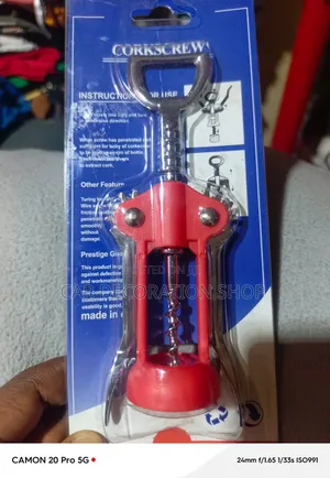 Metal Corkscrew Italy Wine Bottle Opener