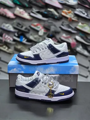 Nike Sb Dunk Low Lv In A Blue Denim