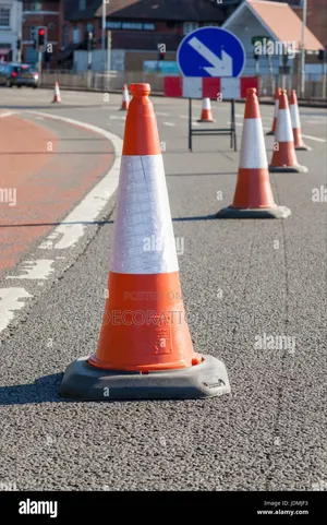 Traffic Safety And Roadwork Control With Reflective Sticker