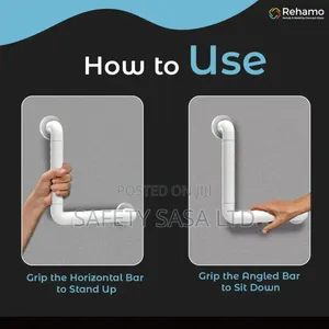Angled Grab Bar L Shape Grab Bar