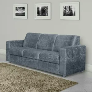 Grey 3 Seater Fabric Sofa