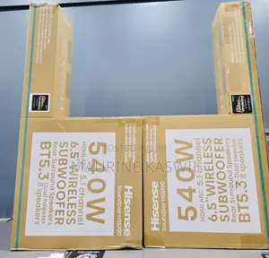 Hisense Sound Bar System 540 W With Rear Surround Speakers
