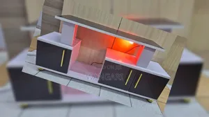 Tv Stand With Orange Lights