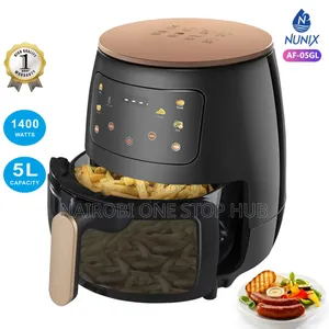 Nunix 5l Air Fryer New Model With Glass