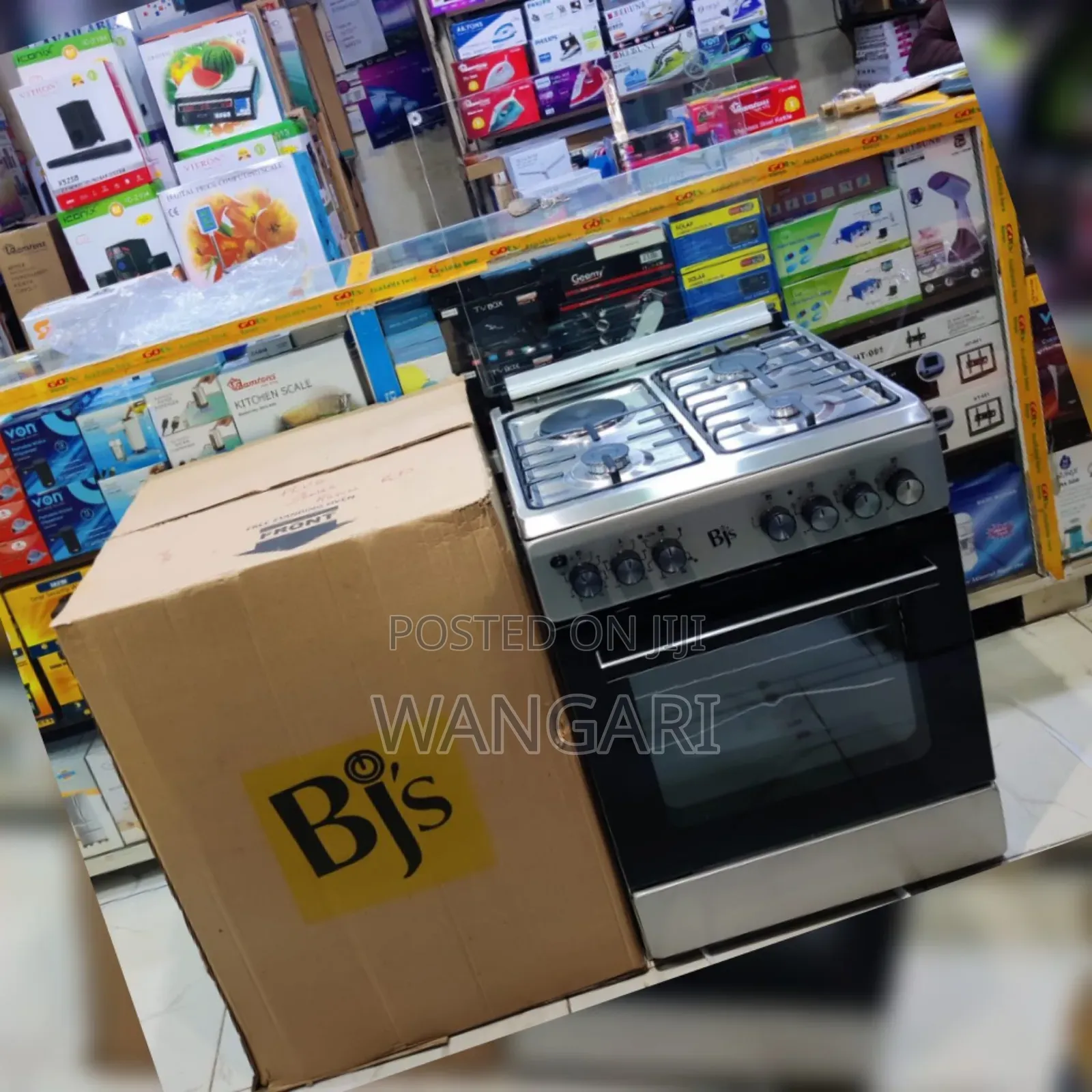 1 Electric+3gass Standing BJS Oven
