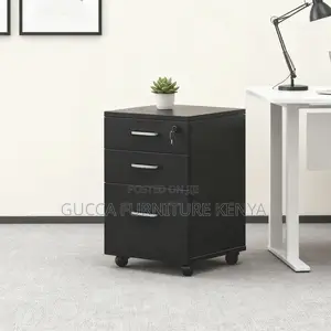 Office 3-drawer Mobile Vertical Filing Cabinet
