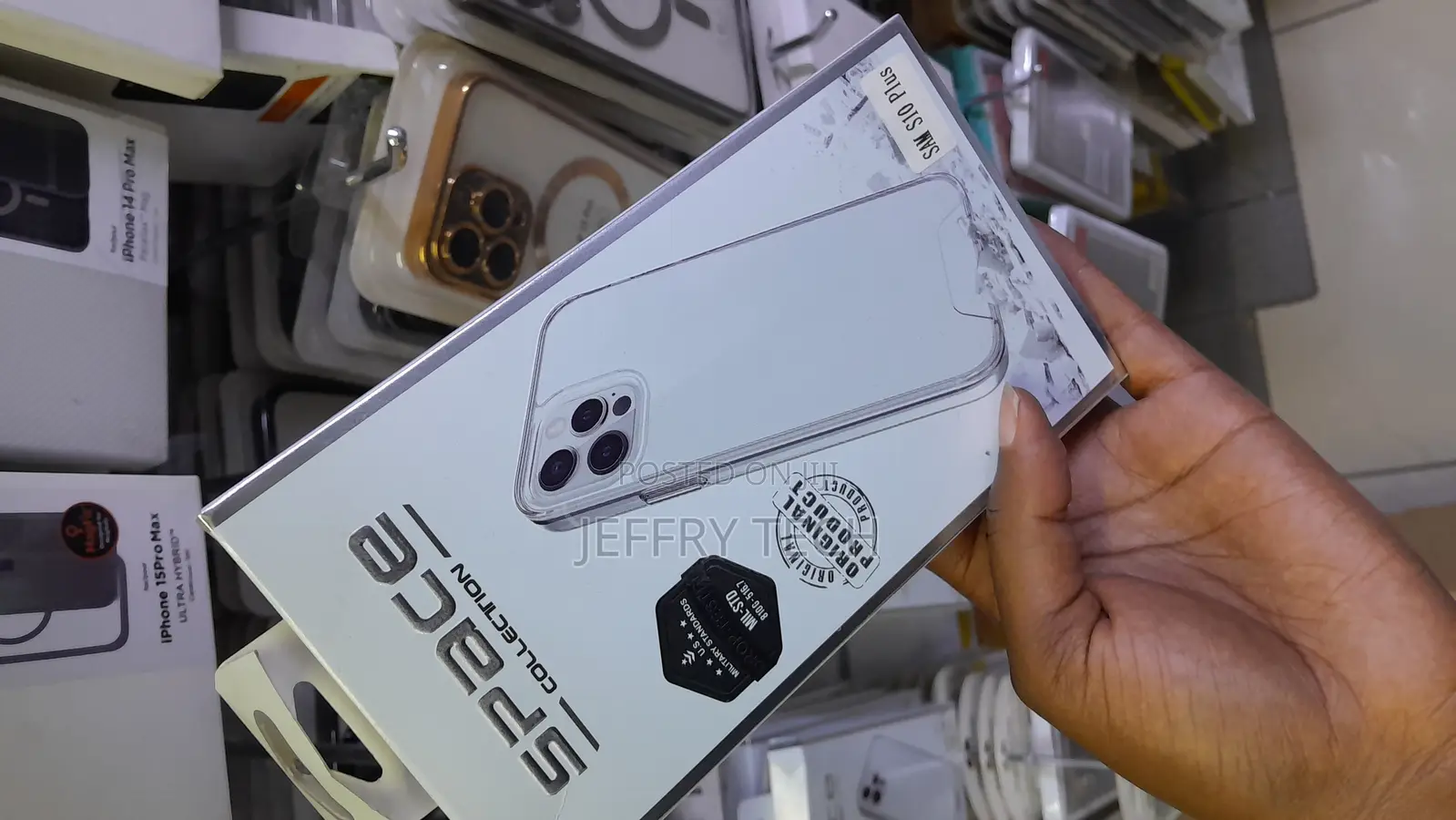 Anticaida Space Collection Drop Case Samsung S10 Plus- Transparente
