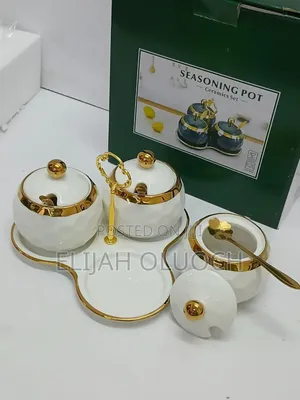 3 In1 Sugar Canisters With Triangle Shape Stand