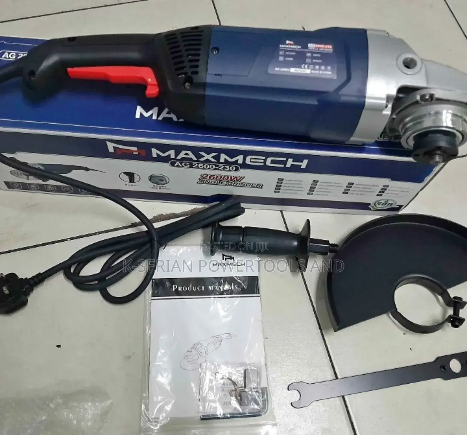 "9" Inch Maxmech Grinder/2600w Heavy Duty 9 Inch Grinder