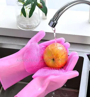 Reusable Silcon Wash Gloves