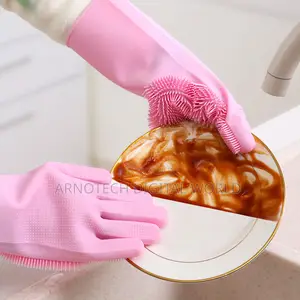 Reusable Silcon Wash Gloves