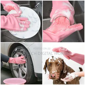Reusable Silcon Wash Gloves