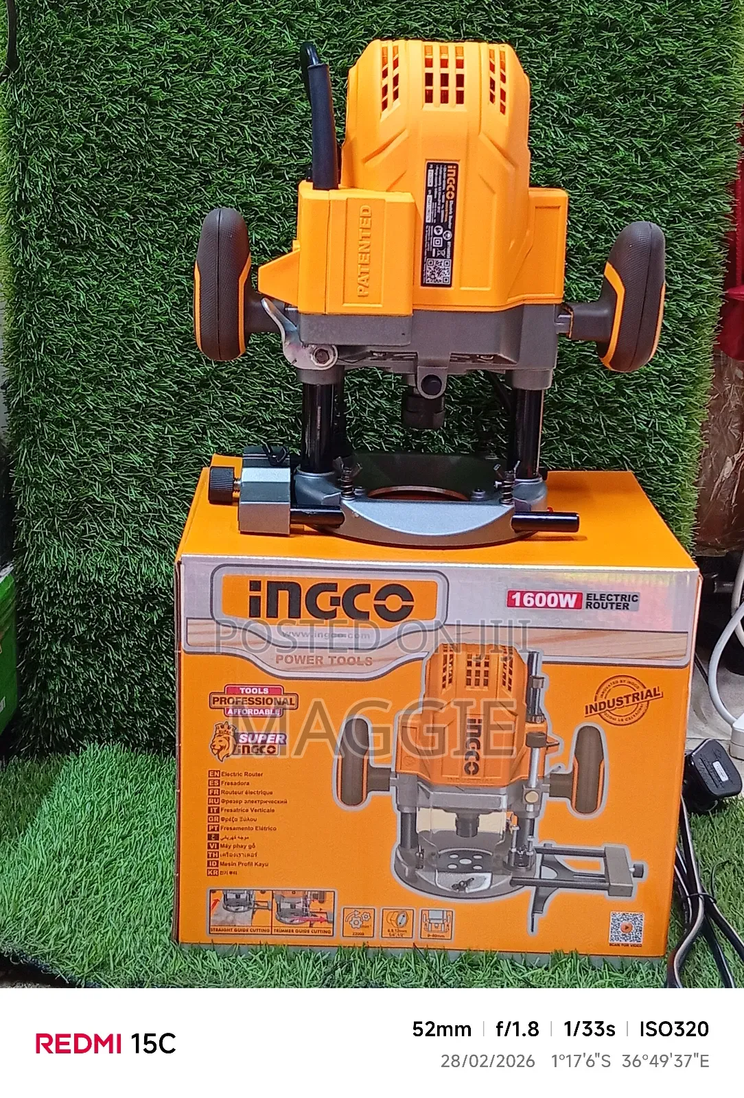 Electric Router 1600w