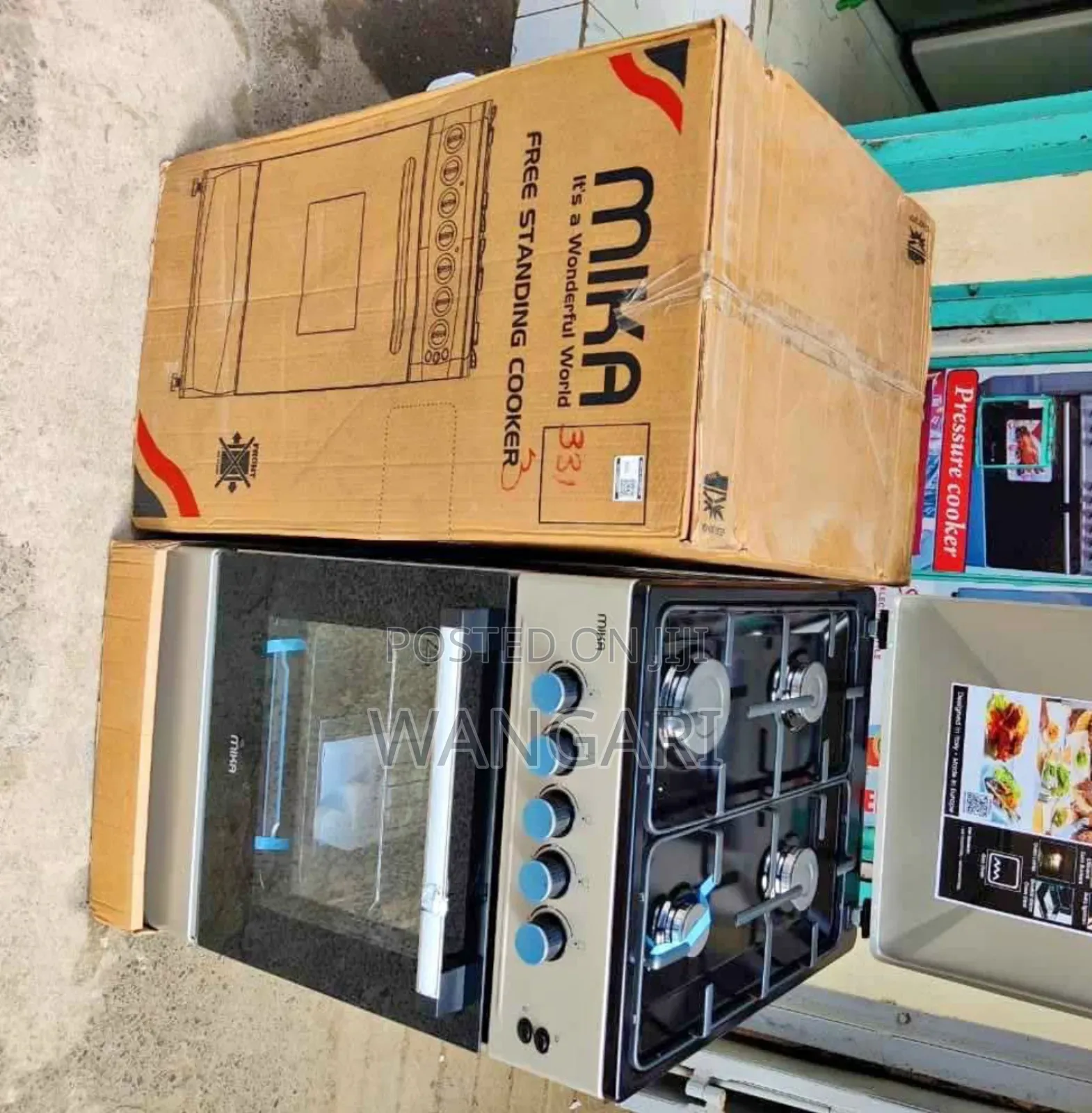Mika 50 by 60 Brand New Full Gas Cooker