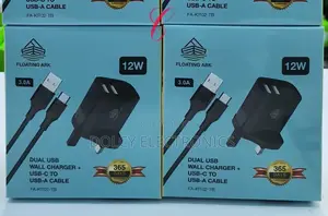 Floating Ark 12w Dual Usb Wall Chargers