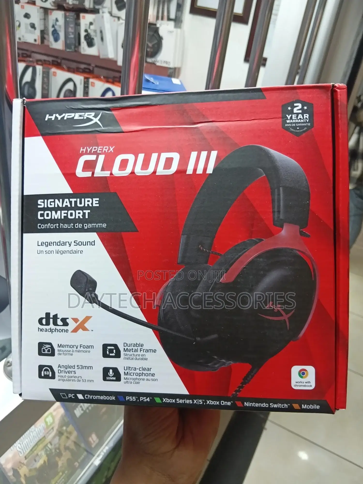 Hyper X Cloud Iii Dynamic Gaming Headphones.