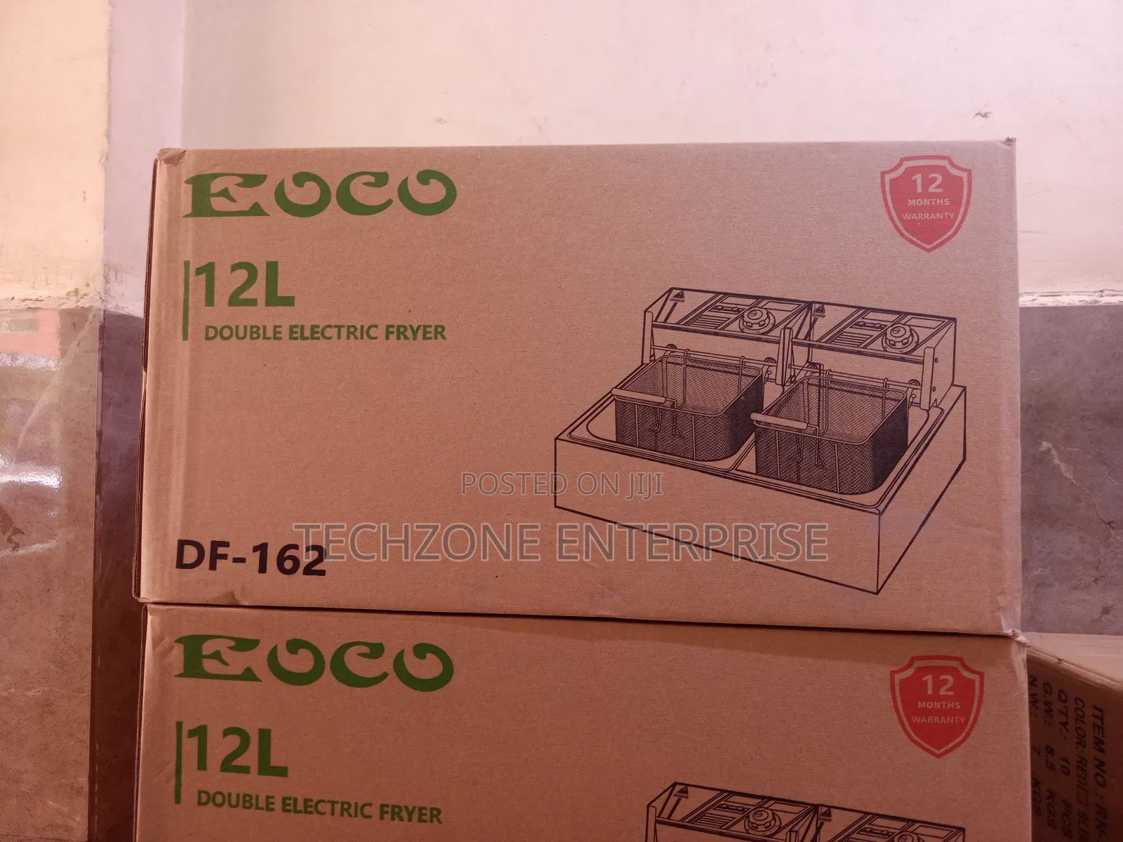 Ecco Double Electric Multi Functional Deep Fryer 