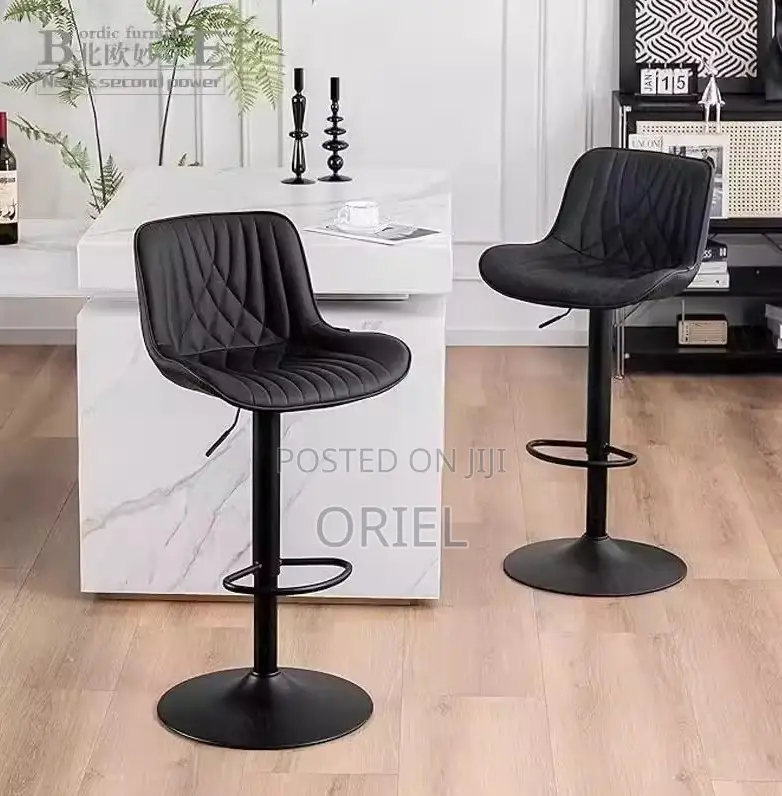 Home Chairs; Space-Saving Adjustable Counter Stool