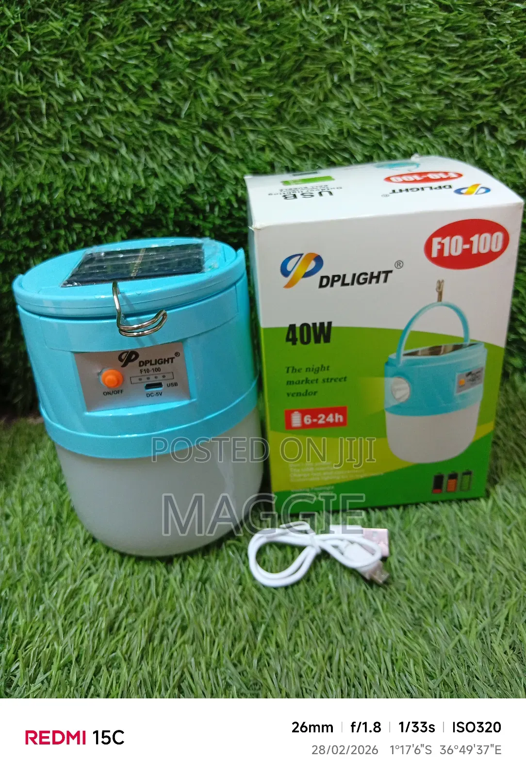 Dplight Solar Rechargeable F10-100 40w