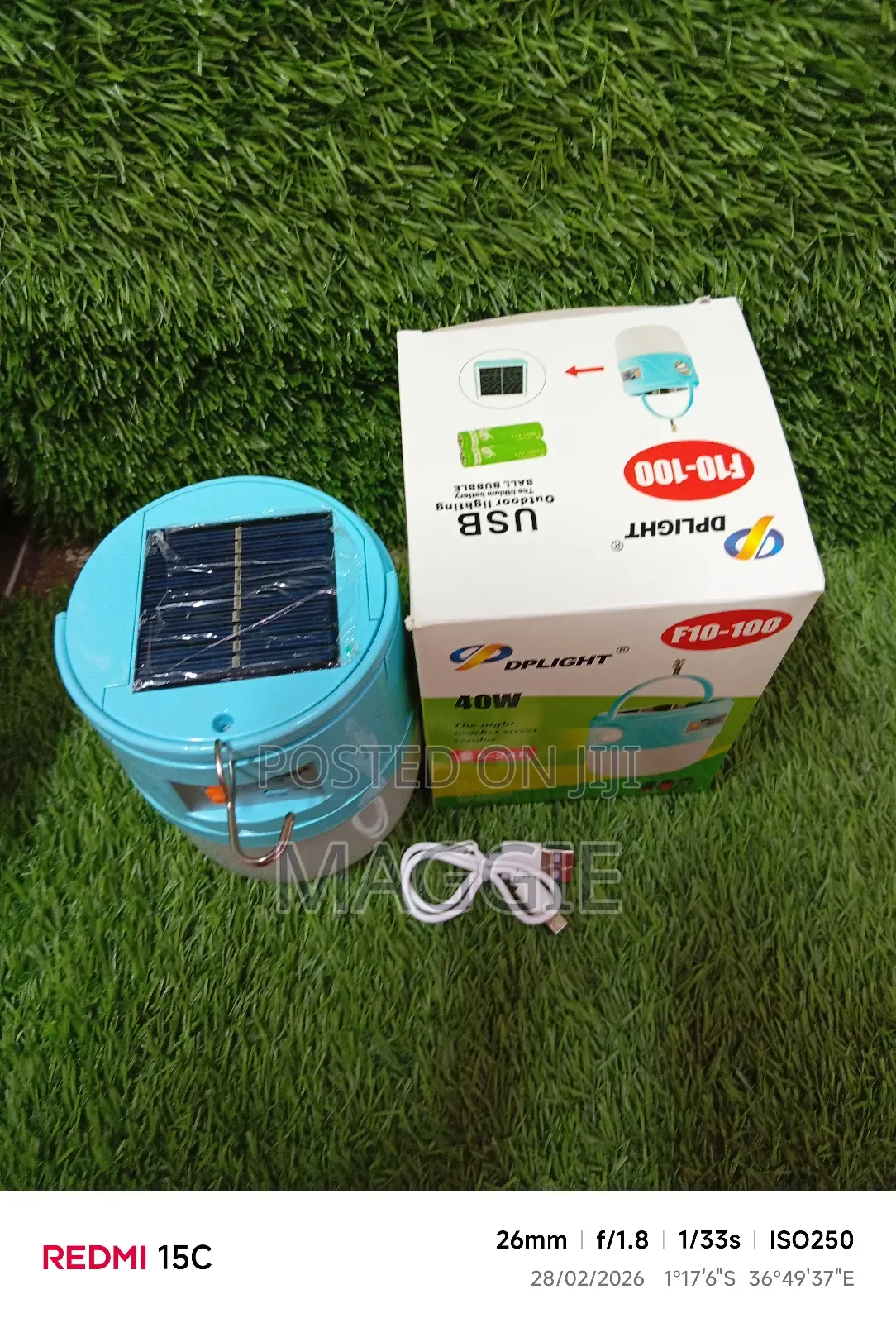 Dplight Solar Rechargeable F10-100 40w