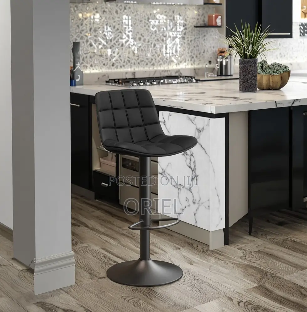 Home Chairs; Space-Saving Adjustable Counter Stool