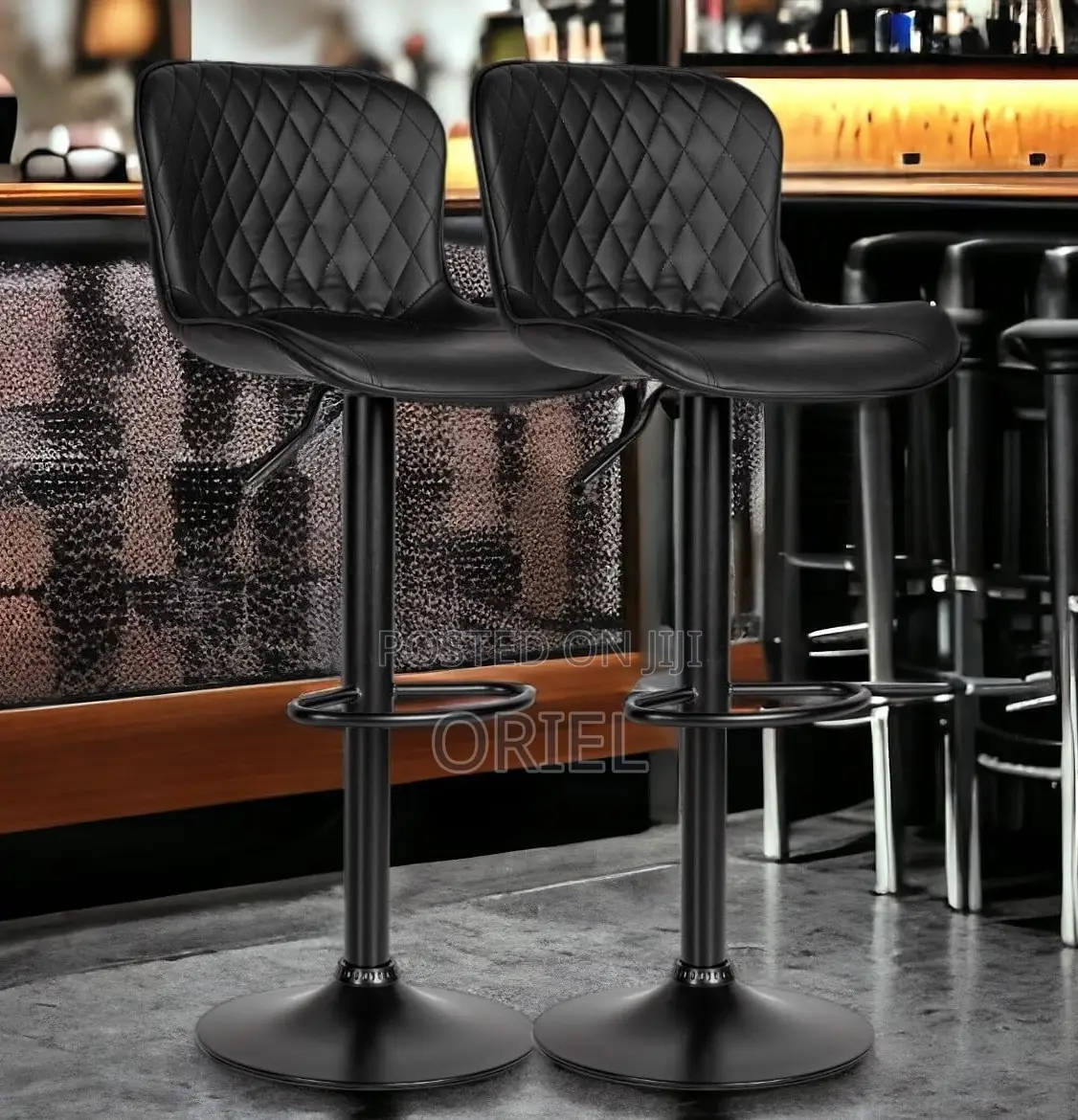 Home Chairs; Space-Saving Adjustable Counter Stool