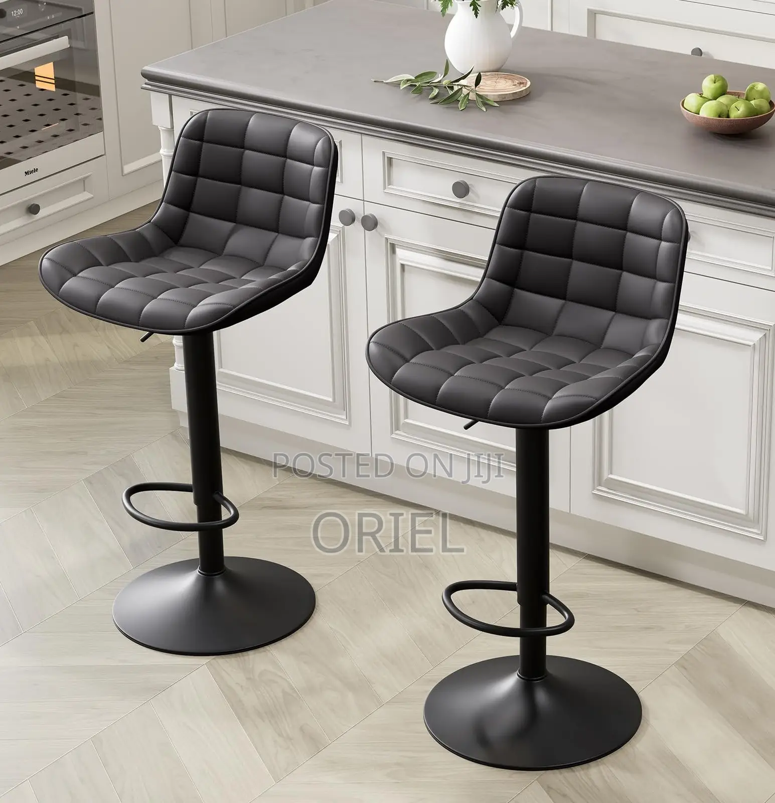 Home Chairs; Space-Saving Adjustable Counter Stool
